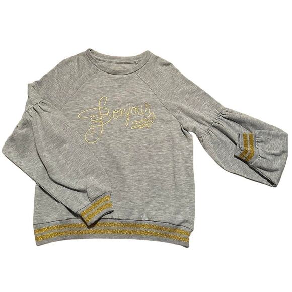 EUC Disney Princess Bonjour bell-sleeved sweatshirt size medium - Picture 1 of 2
